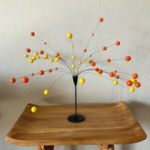 Space Plant Kinetic Abstract Sculpture Metal Art Modernist Mid Century Mcm